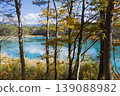 Benten Pond in Ura-Bandai, dyed in the colors of autumn leaves. 139088982