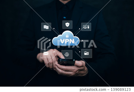 VPN Security and Private Network Protection Concept VPN Security and Private Network Protection Concept 139089123