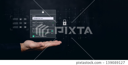 Password Reset and OTP Verification Security Concept 139089127