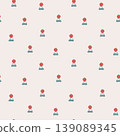 seamless minimal cute tomato on car, Pastel Nursery repeat pattern background, flat jpg illustration graphic design 139089345