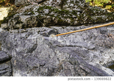 Kyoto, Hozugawa River boat ride, traces of fishing rods Kyoto, Hozugawa River boat ride, traces of fishing rods 139089822