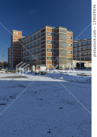 Bata factory industrial building 15 in Zlin, Czechia Bata factory industrial building 15 in Zlin, Czechia 139089936