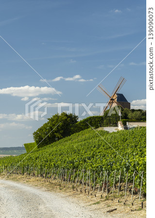 Verzenay Moulin, a historic vineyard windmill in Champagne, France Verzenay Moulin, a historic vineyard windmill in Champagne, France 139090073