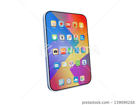 Smartphone with app icon displayed Smartphone with app icon displayed 139090288