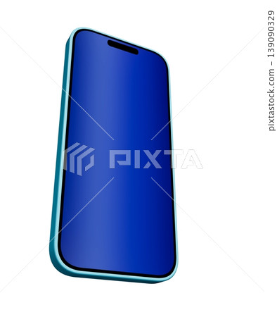 Blue smartphone Blue smartphone 139090329