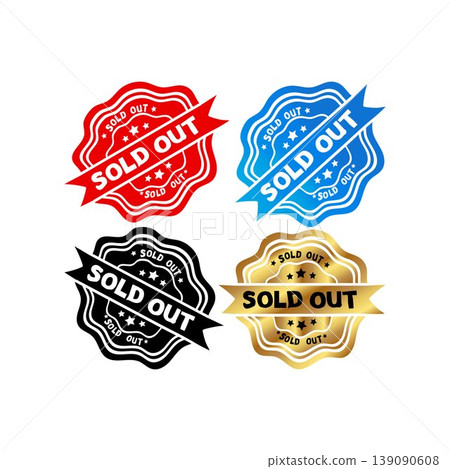free stamp Sold Out out of stock grunge rubber stamp 139090608