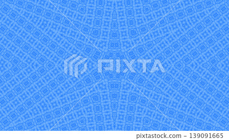 Blue kaleidoscopic background with abstract pattern 139091665