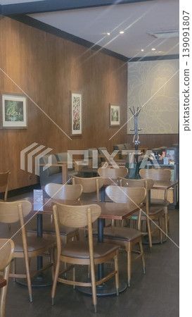 interior of a cafe interior of a cafe 139091807