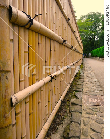 Bamboo fence Bamboo fence 139092460