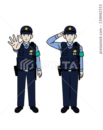 日本警察的插圖 139092553