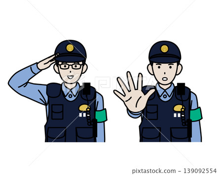 日本警察的插圖 日本警察的插圖 139092554