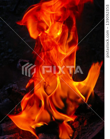Flames of burning Flames of burning 139092858