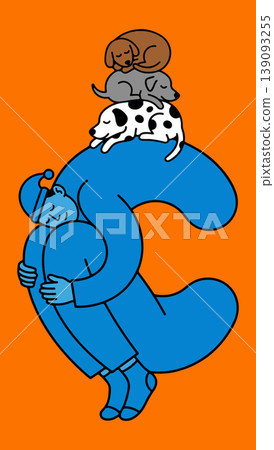 Man and Sleeping Dogs Man and Sleeping Dogs 139093255