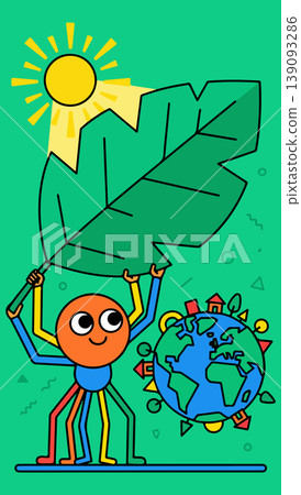 Protecting the Earth with Nature Protecting the Earth with Nature 139093286