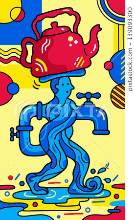 Teapot-Headed Water Man Teapot-Headed Water Man 139093300