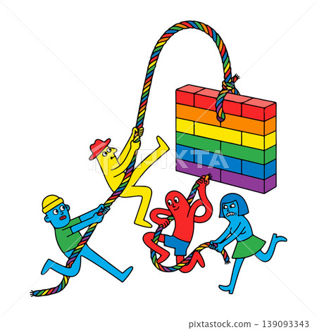 Breaking Down the Rainbow Wall Breaking Down the Rainbow Wall 139093343