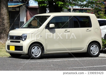 Car parked in parking lot Car parked in parking lot 139093420
