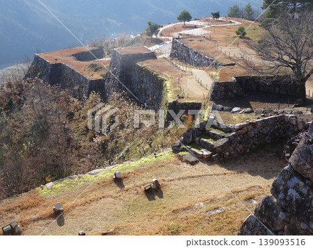 Takeda Castle (Asago City, Hyogo Prefecture), photographed in December 2025. Takeda Castle (Asago City, Hyogo Prefecture), photographed in December 2025. 139093516
