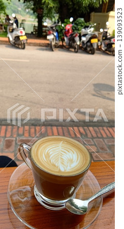 Cafe latte in Luang Prabang [Laos] 139093523