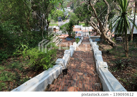 Stairs of Mount Phousi [Luang Prabang, Laos] 139093612