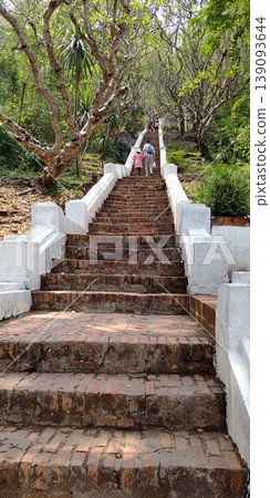 Stairs of Mount Phousi [Luang Prabang, Laos] 139093644