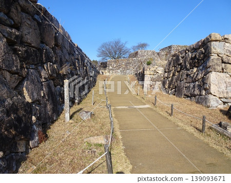 Takeda Castle (Asago City, Hyogo Prefecture), photographed in December 2025. Takeda Castle (Asago City, Hyogo Prefecture), photographed in December 2025. 139093671