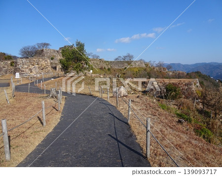 Takeda Castle (Asago City, Hyogo Prefecture), photographed in December 2025. Takeda Castle (Asago City, Hyogo Prefecture), photographed in December 2025. 139093717