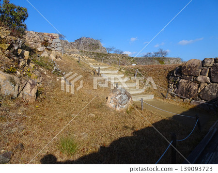 Takeda Castle (Asago City, Hyogo Prefecture), photographed in December 2025. 139093723