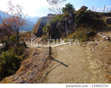 Takeda Castle (Asago City, Hyogo Prefecture), photographed in December 2025. 139093724