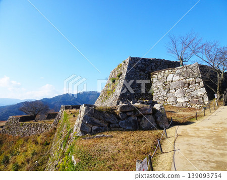Takeda Castle (Asago City, Hyogo Prefecture), photographed in December 2025. Takeda Castle (Asago City, Hyogo Prefecture), photographed in December 2025. 139093754