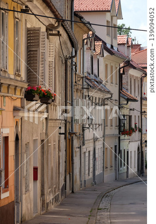 Street in the old city center of Ljubljana, Slovenia Street in the old city center of Ljubljana, Slovenia 139094052