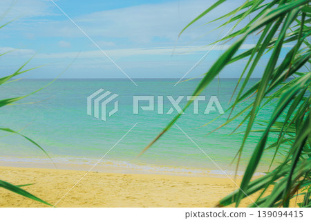 The refreshing scenery of Ohama Beach, where the emerald green sea stretches out before you. The refreshing scenery of Ohama Beach, where the emerald green sea stretches out before you. 139094415