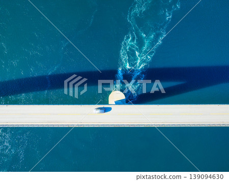 Concept of travel, road trip and modern infrastructure.  139094630