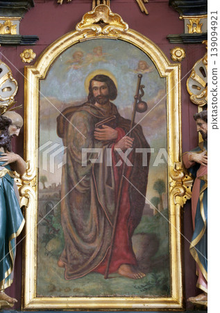 The main altar in the chapel of St. James in Ivanic Grad, Croatia 139094921