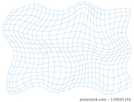 Abstract background vector illustration with distorted blue grid lines Abstract background vector illustration with distorted blue grid lines 139095148