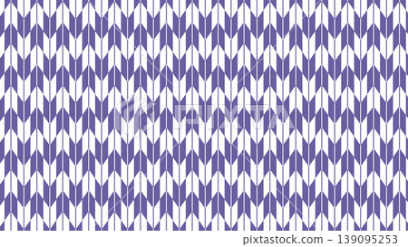 Alternating short arrow feather pattern; auspicious Japanese pattern; Japanese-style background decoration illustration; traditional Japanese motif. 139095253