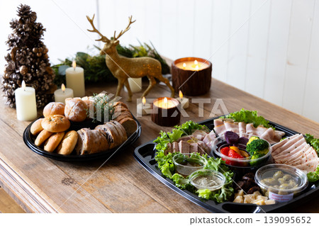 Appetizers and bread from a sausage shop Appetizers and bread from a sausage shop 139095652