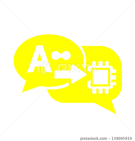 技術圖示（黃色）表示人工智慧聊天和處理器集成 139095919