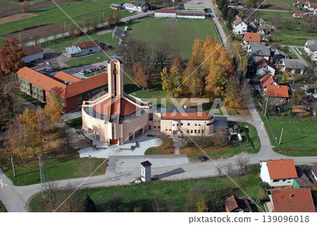 Parish Church of Blessed Aloysius Stepinac in Budasevo, Croatia Parish Church of Blessed Aloysius Stepinac in Budasevo, Croatia 139096018