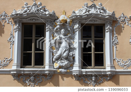 House of Falcon, the finest Rococo style building in Wurzburg, Germany House of Falcon, the finest Rococo style building in Wurzburg, Germany 139096033