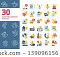 exclamation alert, notification message flat icon set 139096156