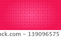 Bright pink banner with playing card suits pattern. Hearts, Spades, Diamonds and Clubs suits silhouette on pink gradient background. Vector illustration 139096575