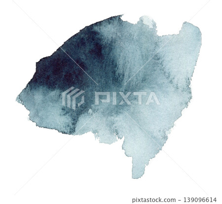 海軍藍到淺藍色水彩漸層背景紋理 海軍藍到淺藍色水彩漸層背景紋理 139096614