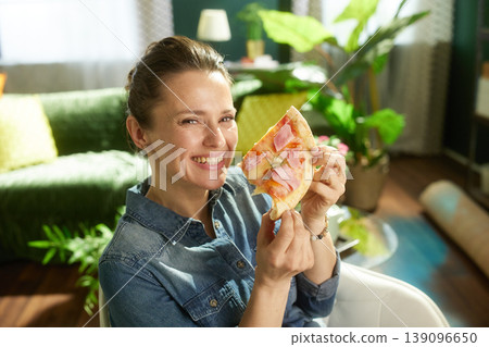 Candid Portrait of Home Snacking 139096650