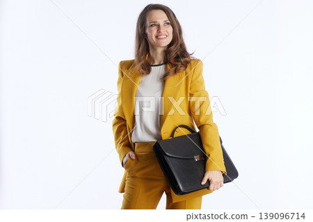 Confident Businesswoman with Briefcase Confident Businesswoman with Briefcase 139096714