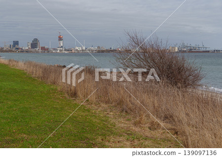 the city of Aarhus in Denmark 139097136