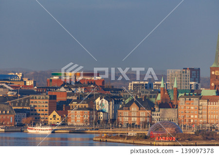 the city of Aarhus in Denmark the city of Aarhus in Denmark 139097378