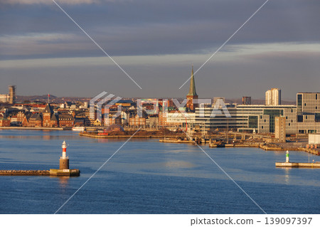 the city of Aarhus in Denmark the city of Aarhus in Denmark 139097397