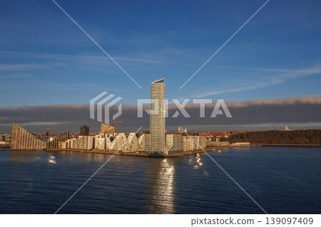 the city of Aarhus in Denmark 139097409