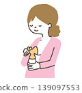 A mother expressing milk 139097553